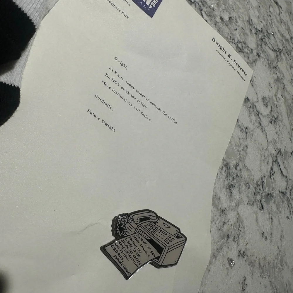 The Office- Dunder Mifflin Fan Pack Bundle (Socks, Pins, and other goodies) - Picture 3 of 10